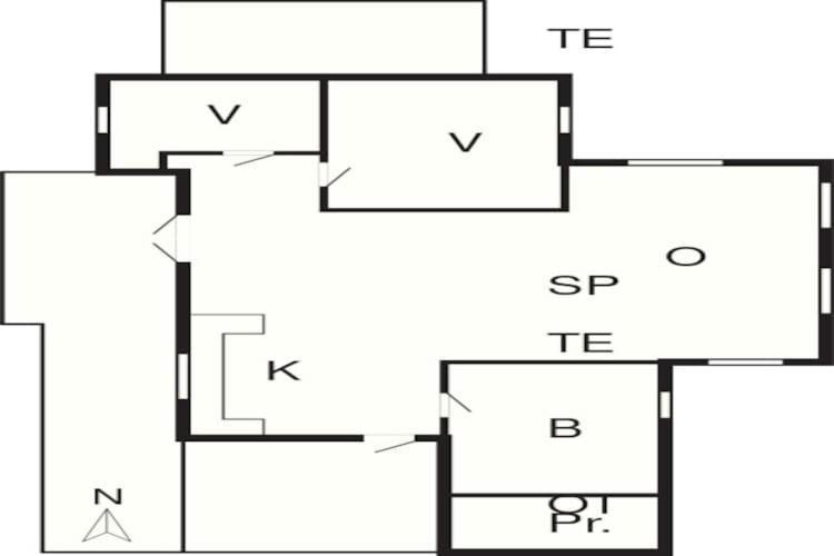 4 Person Holiday Home In R M Romo Kirkeby Bagian luar foto